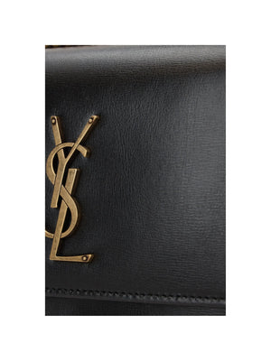 Sunset Medium Smooth Leather Shoulder Bag-SAINT LAURENT-JOHN JULIA