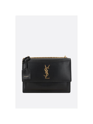 Sunset Medium Smooth Leather Shoulder Bag-SAINT LAURENT-JOHN JULIA