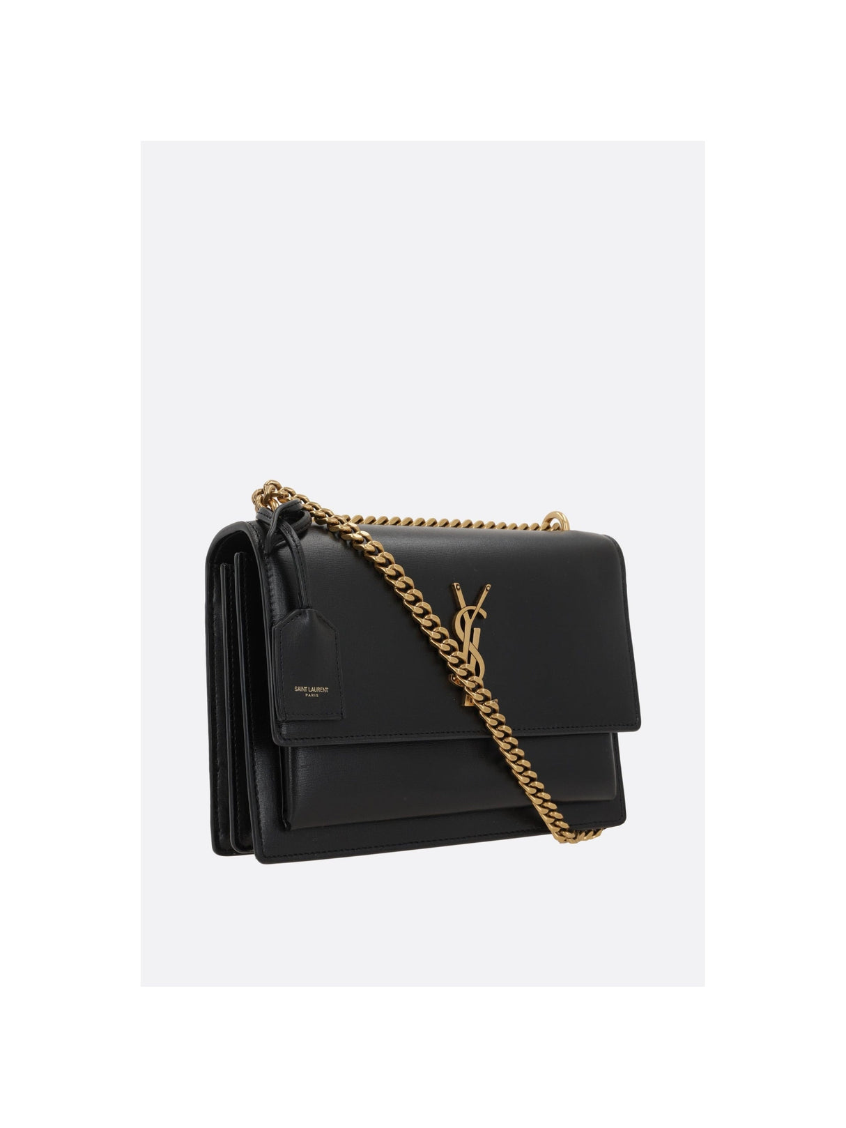 Sunset Medium Smooth Leather Shoulder Bag-SAINT LAURENT-JOHN JULIA