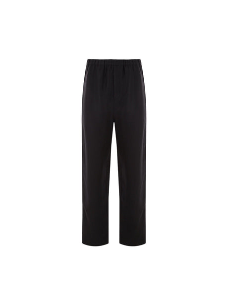 Sustainable Viscose Baggy-fit Pants-SAINT LAURENT-JOHN JULIA