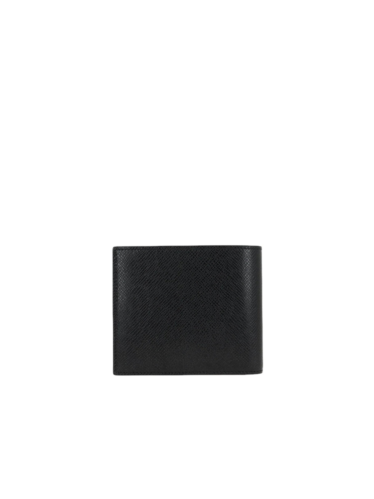 SAINT LAURENT-Textured Leather Bi-Fold Wallet-JOHN JULIA