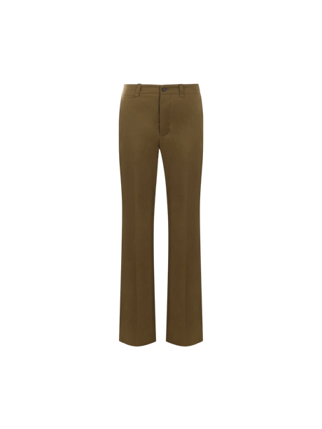 SAINT LAURENT-Twill Pants-JOHN JULIA