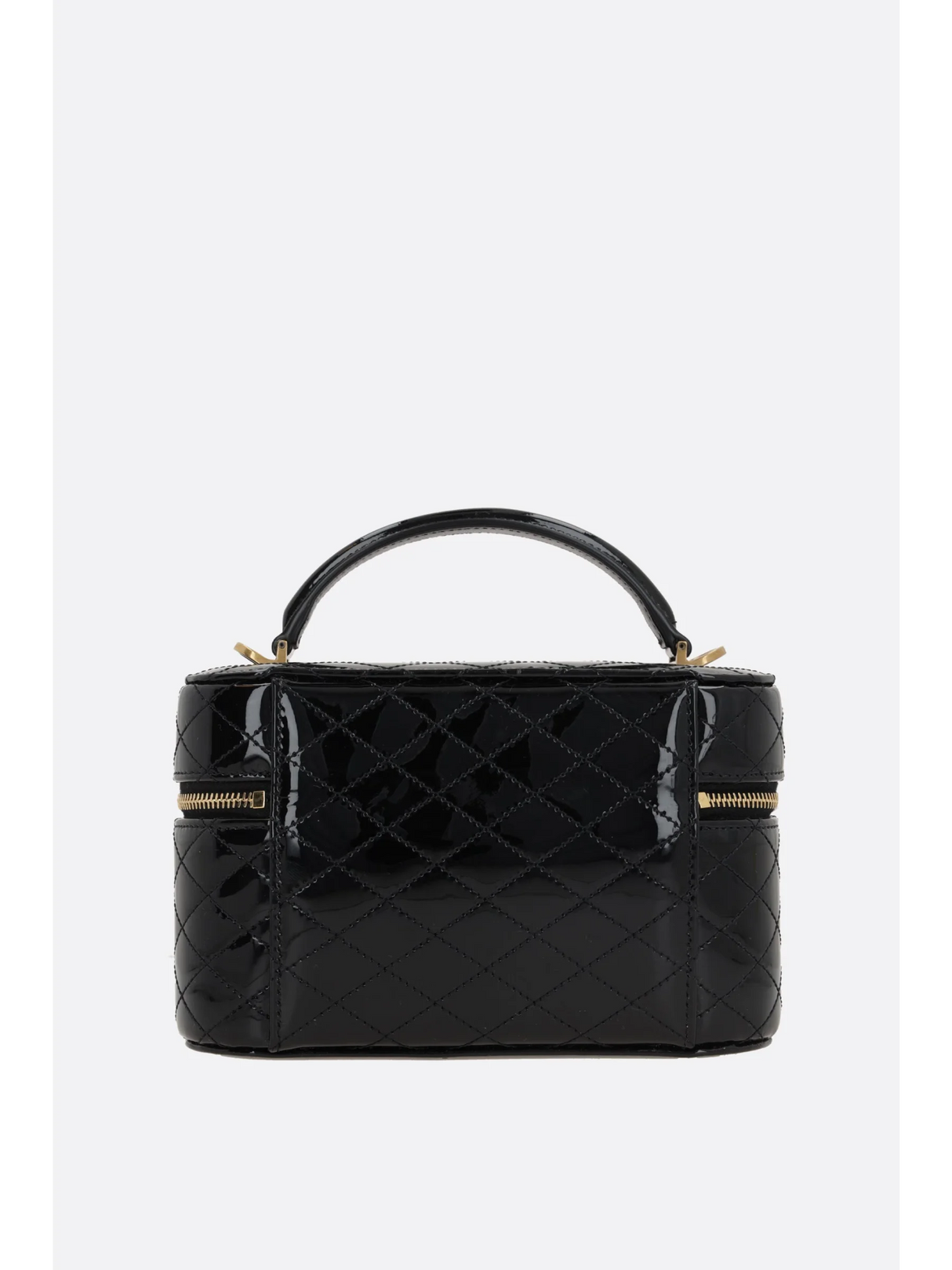 Vanity Gaby Handbag In Quilted Patent Leather