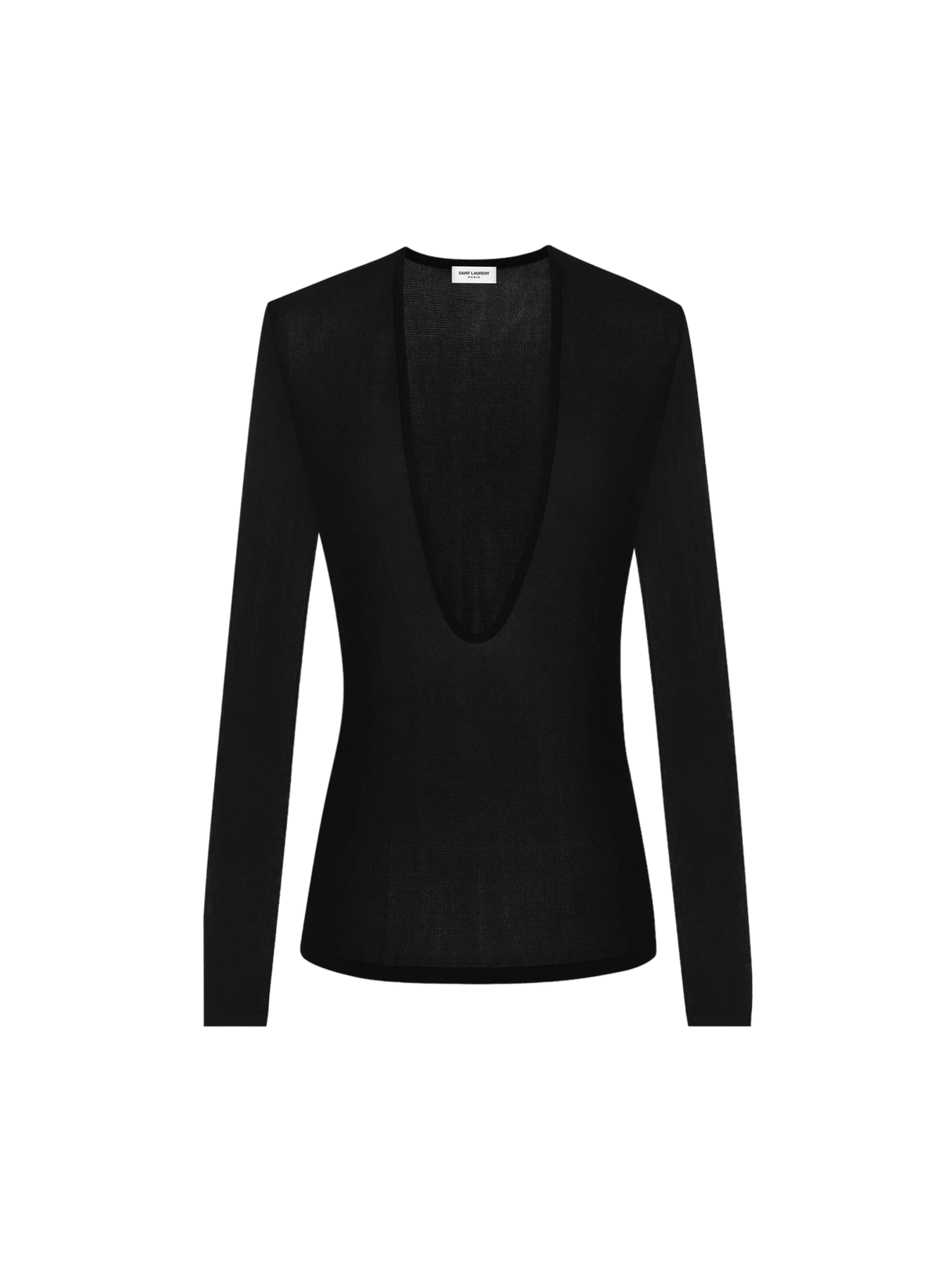 Viscose Knit Top-SAINT LAURENT-JOHN JULIA