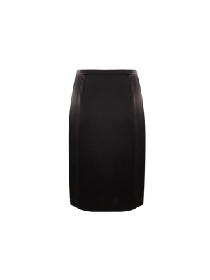 SAINT LAURENT-Viscose Pencil Skirt-JOHN JULIA