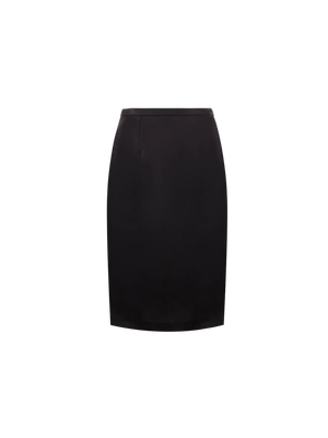 SAINT LAURENT-Viscose Pencil Skirt-JOHN JULIA