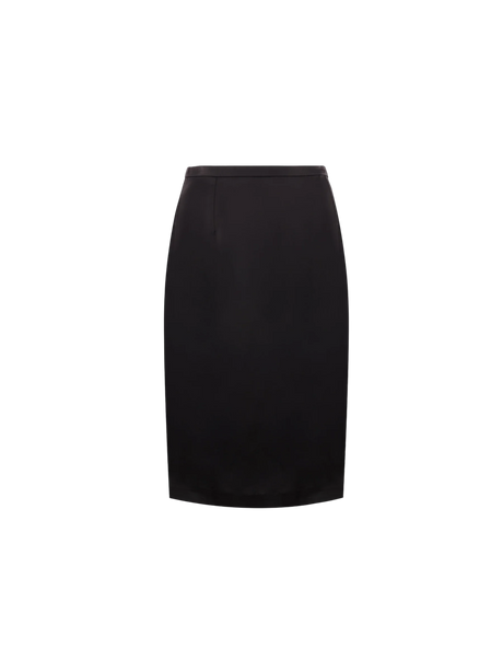 SAINT LAURENT-Viscose Pencil Skirt-JOHN JULIA