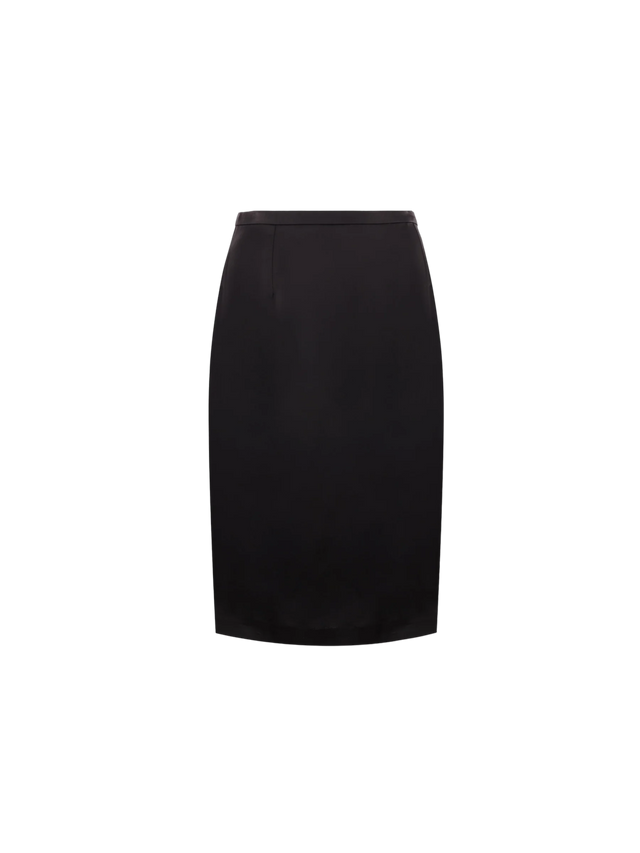 SAINT LAURENT-Viscose Pencil Skirt-JOHN JULIA