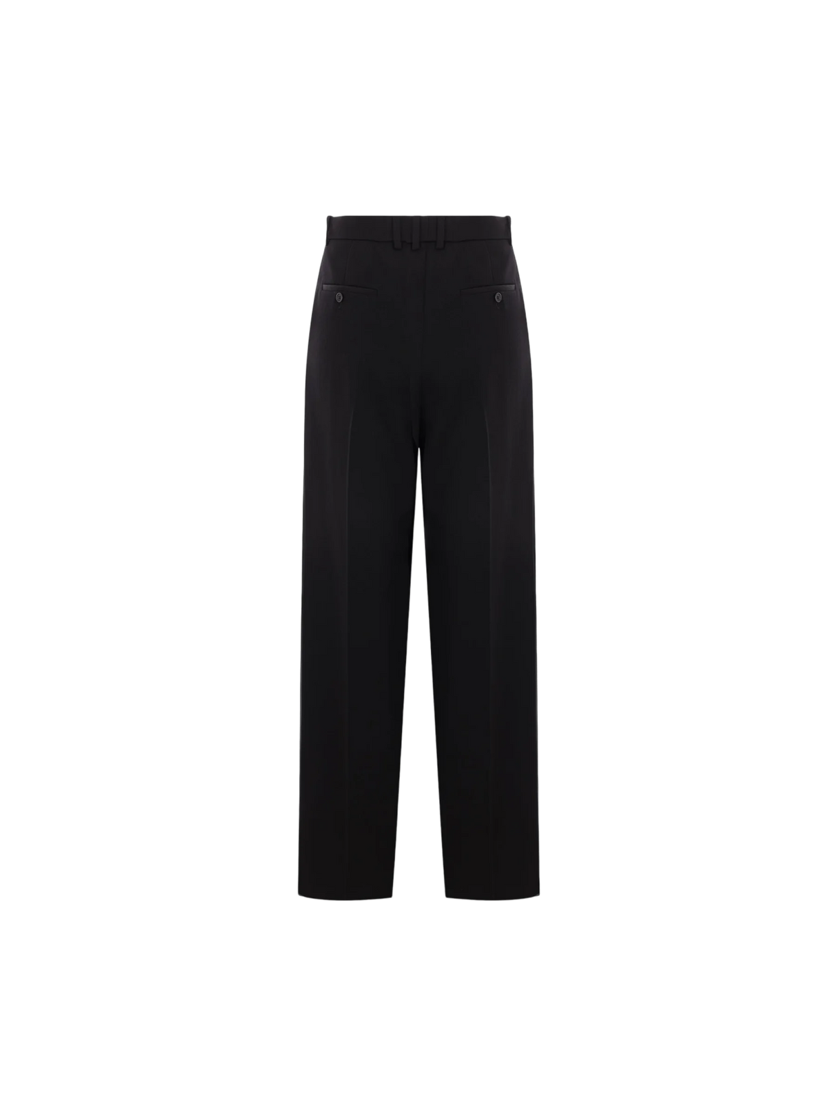 Wide-leg Grain De Poudre Trousers-SAINT LAURENT-JOHN JULIA