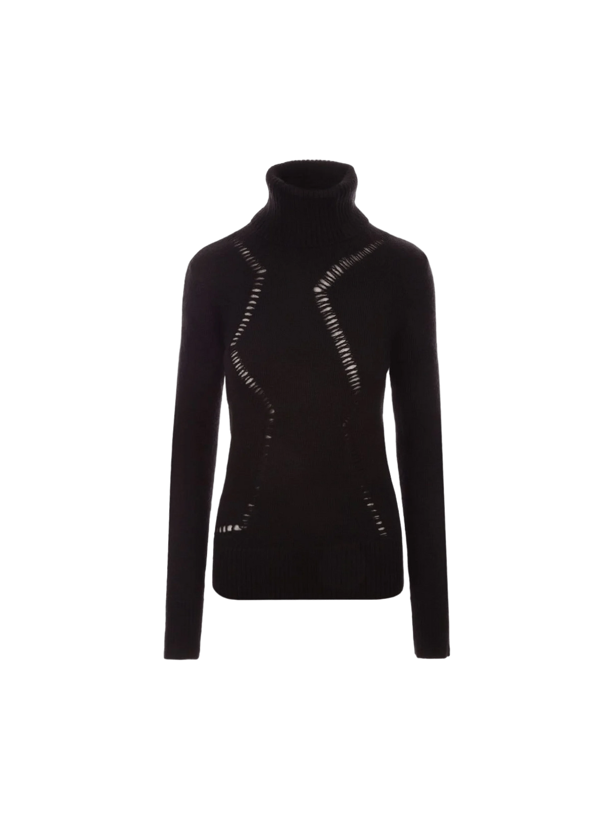 SAINT LAURENT-Wool and Mohair Blend Turtleneck-JOHN JULIA