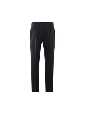 Wool Silk Pants-SAINT LAURENT-JOHN JULIA