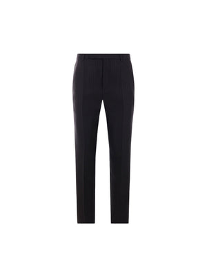 Wool Silk Pants-SAINT LAURENT-JOHN JULIA