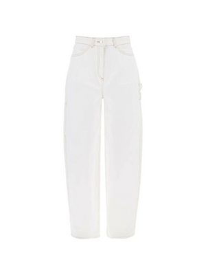 White Organic Denim Helle Jeans SAKS POTTS JOHN JULIA.