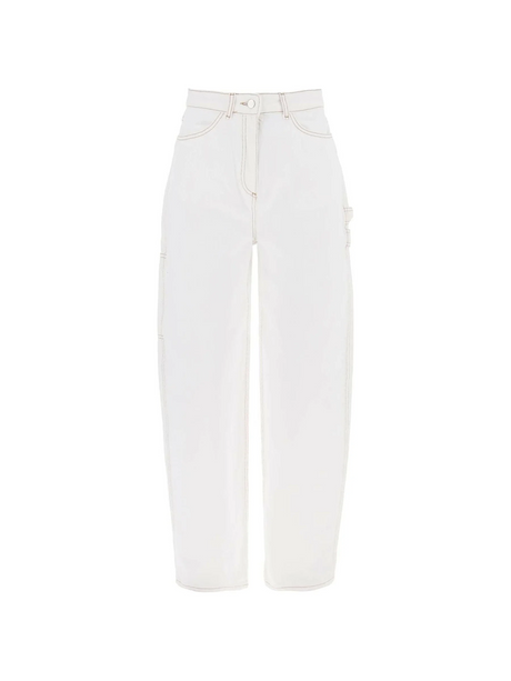 White Organic Denim Helle Jeans SAKS POTTS JOHN JULIA.