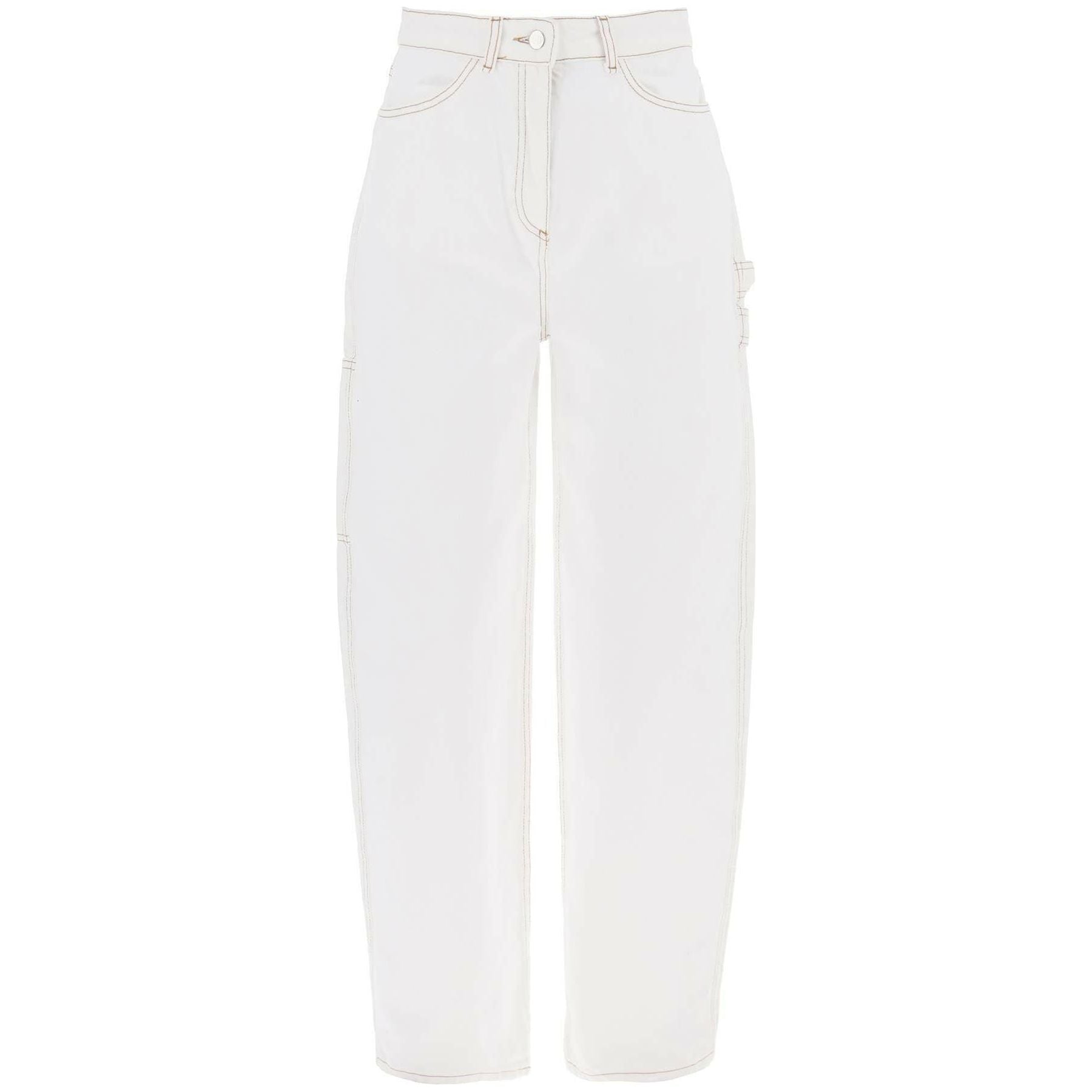 White Organic Denim Helle Jeans SAKS POTTS JOHN JULIA.