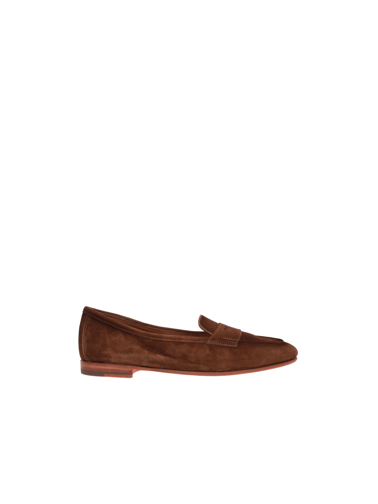 Carla Suede Penny Loafers-SANTONI-JOHN JULIA