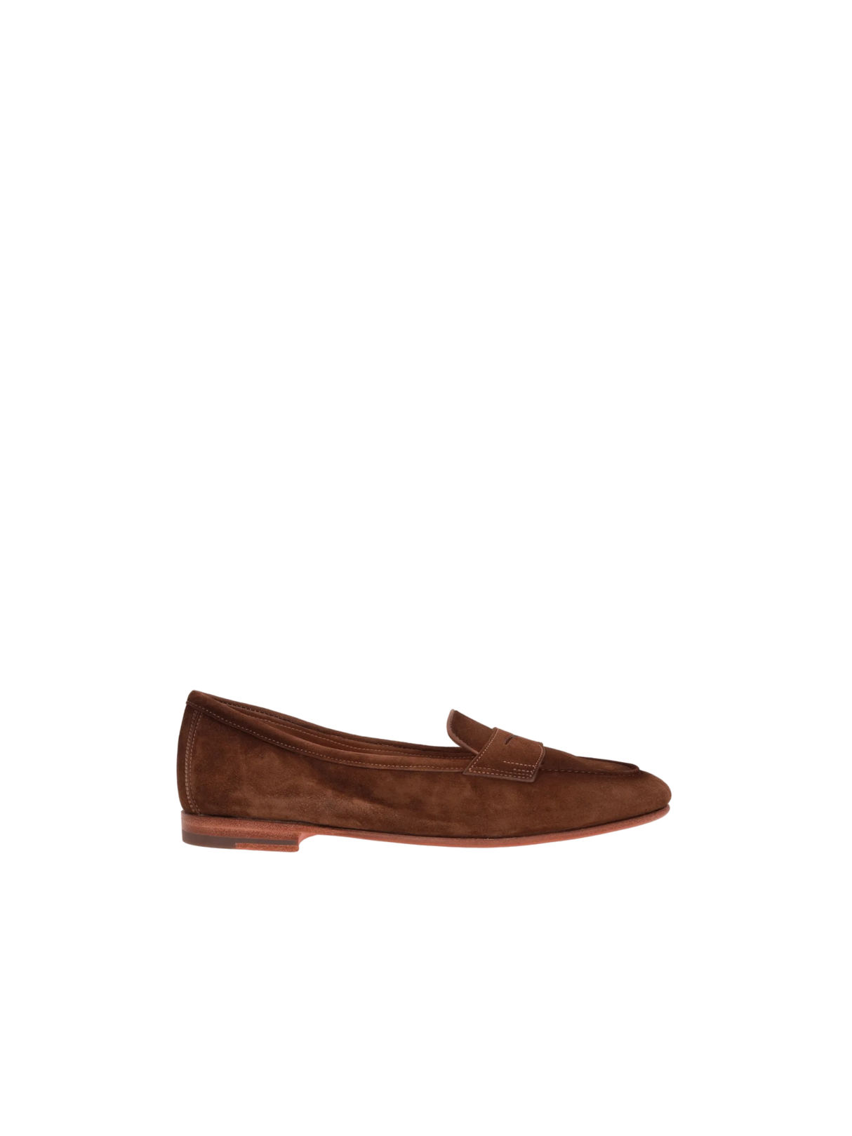 Carla Suede Penny Loafers-SANTONI-JOHN JULIA