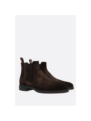 Easy Ankle Boots In Suede-SANTONI-JOHN JULIA