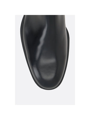 Easy Chelsea Boots In Polished Leather-SANTONI-JOHN JULIA