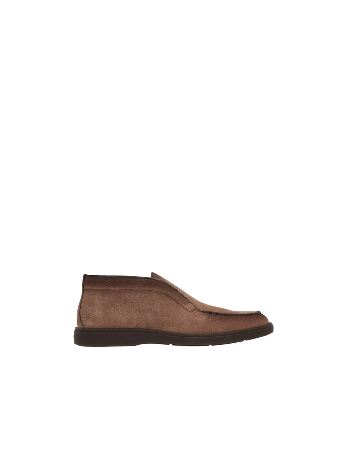 Nabuk Slip-on Ankle Boots-SANTONI-JOHN JULIA