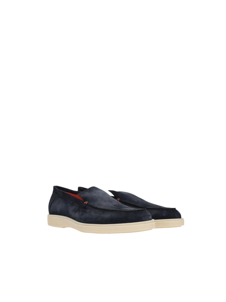 Suede Loafers-SANTONI-JOHN JULIA