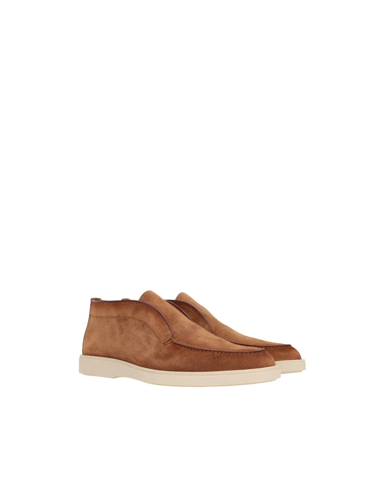 Suede Slip-on Ankle Boots-SANTONI-JOHN JULIA