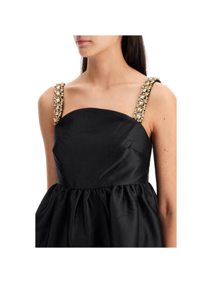 Appliqué Embellished Taffeta Mini Dress - Women > Clothing > Dresses > Mini