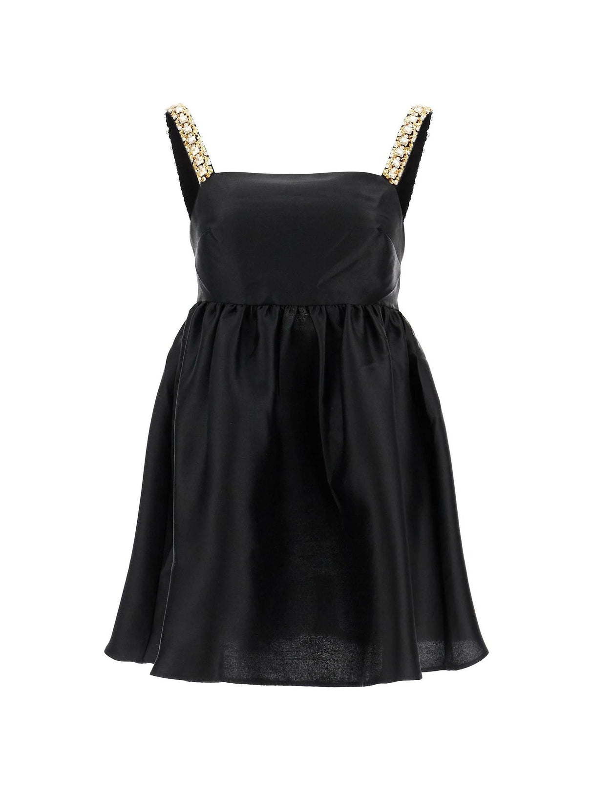 Appliqué Embellished Taffeta Mini Dress - 2 - Women > Clothing > Dresses > Mini