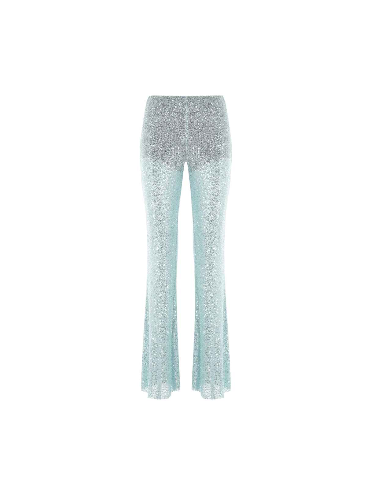 Beaded Fishnet Flared Pants-SELF-PORTRAIT-JOHN JULIA