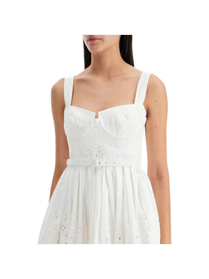 Cotton Lace Mini Dress - Women > Clothing > Dresses > Mini