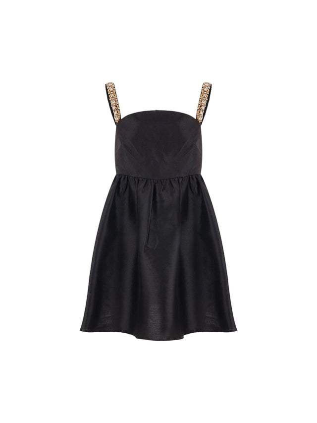 Crystal-Embellished Taffeta Minidress-SELF-PORTRAIT-JOHN JULIA