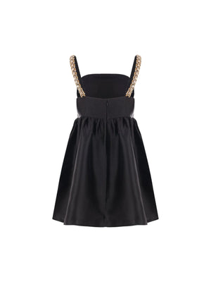 Crystal-Embellished Taffeta Minidress-SELF-PORTRAIT-JOHN JULIA