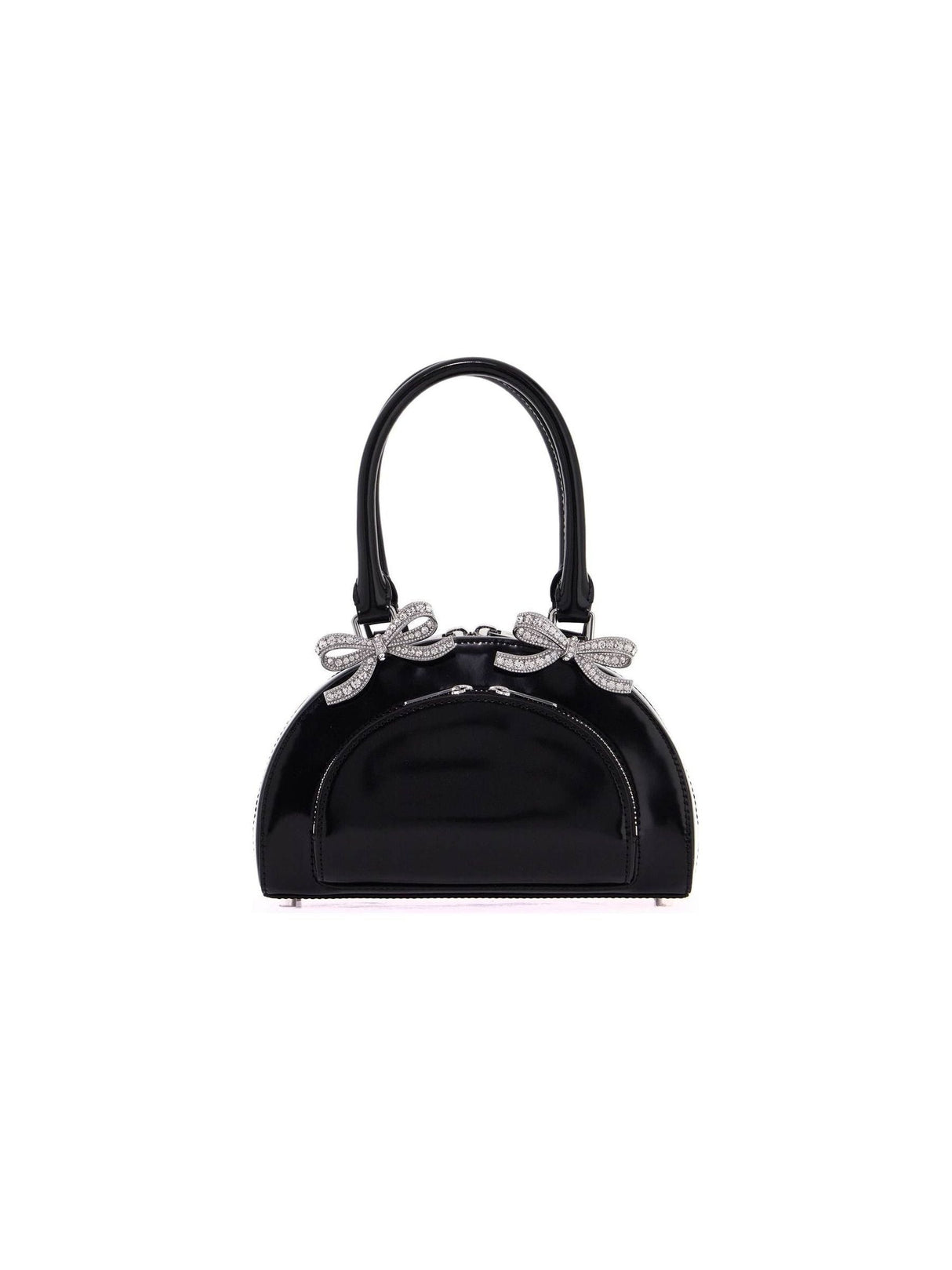 Curved Mini Handbag With Handle