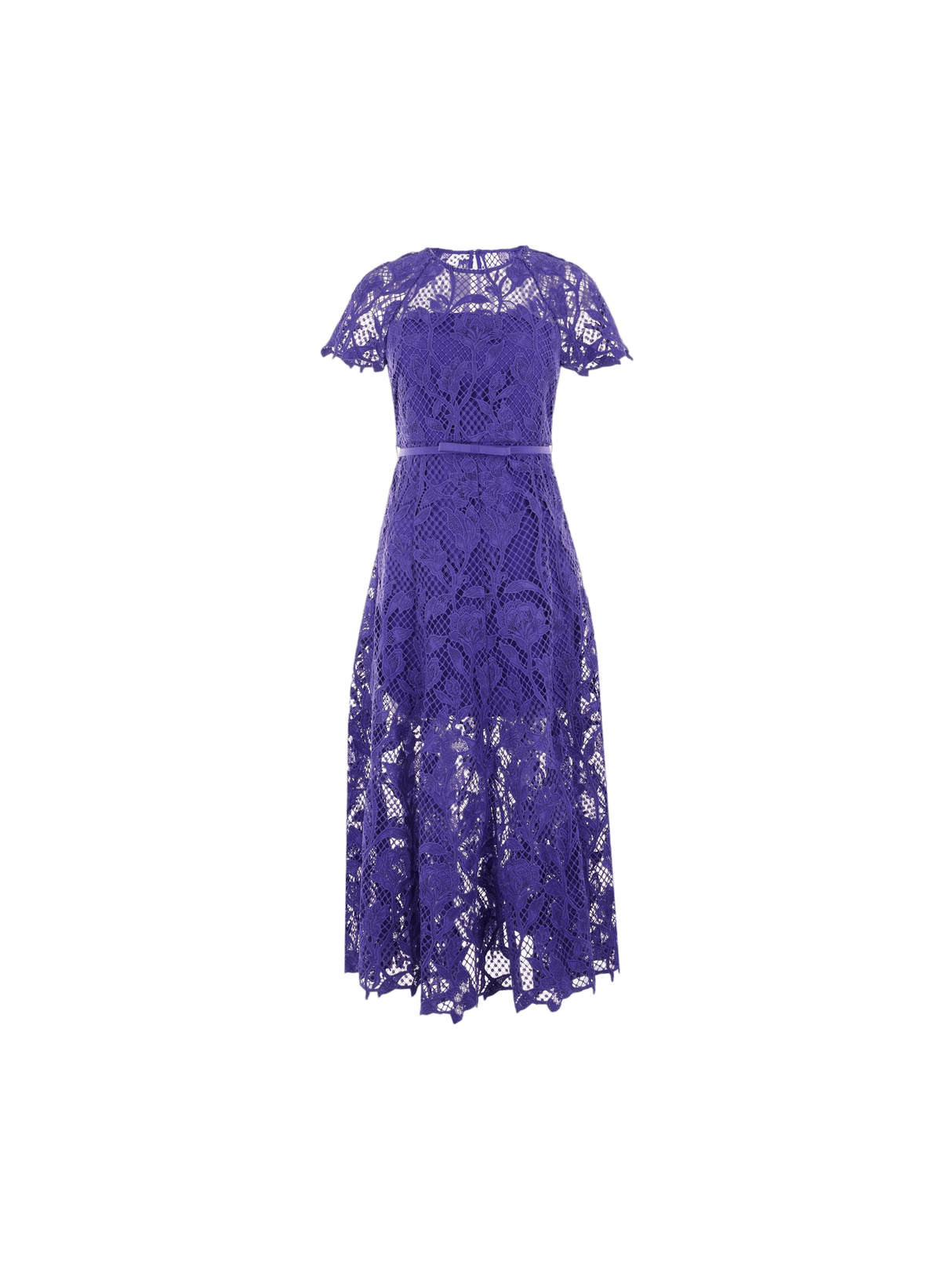 Floral Lace Midi Dress-SELF-PORTRAIT-JOHN JULIA