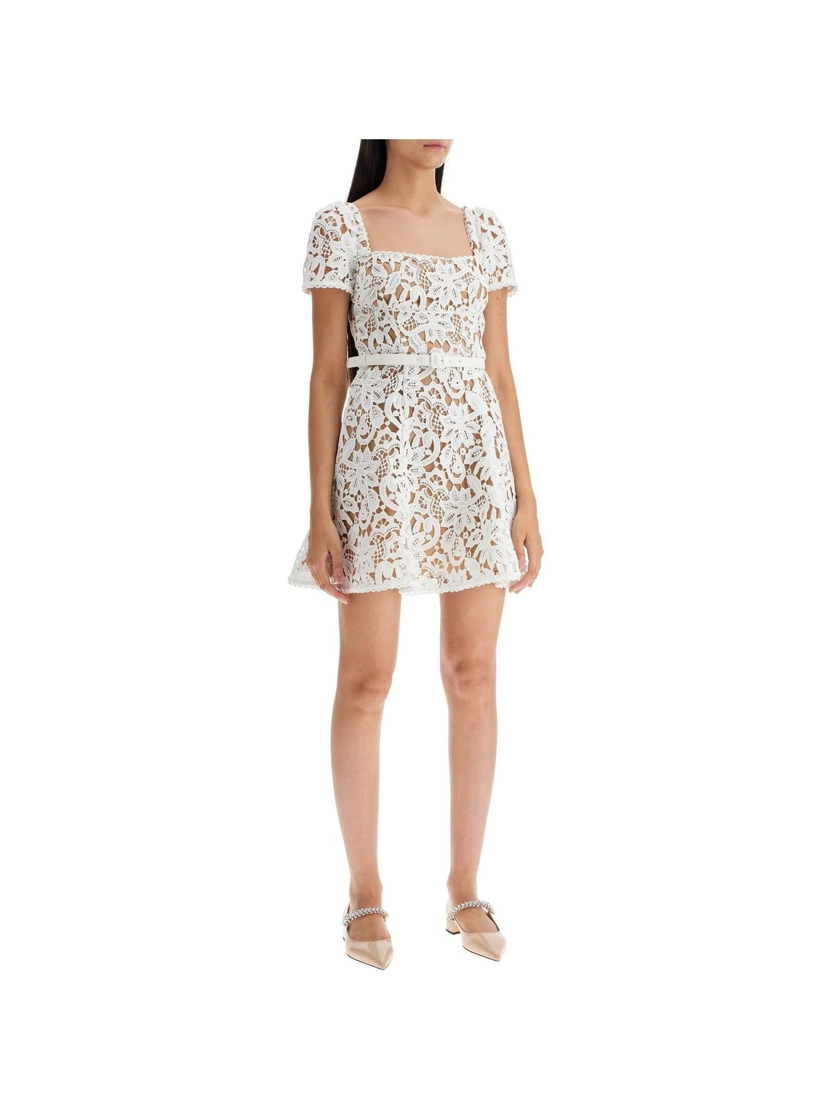 Floral Lace Mini Dress - Women > Clothing > Dresses > Mini