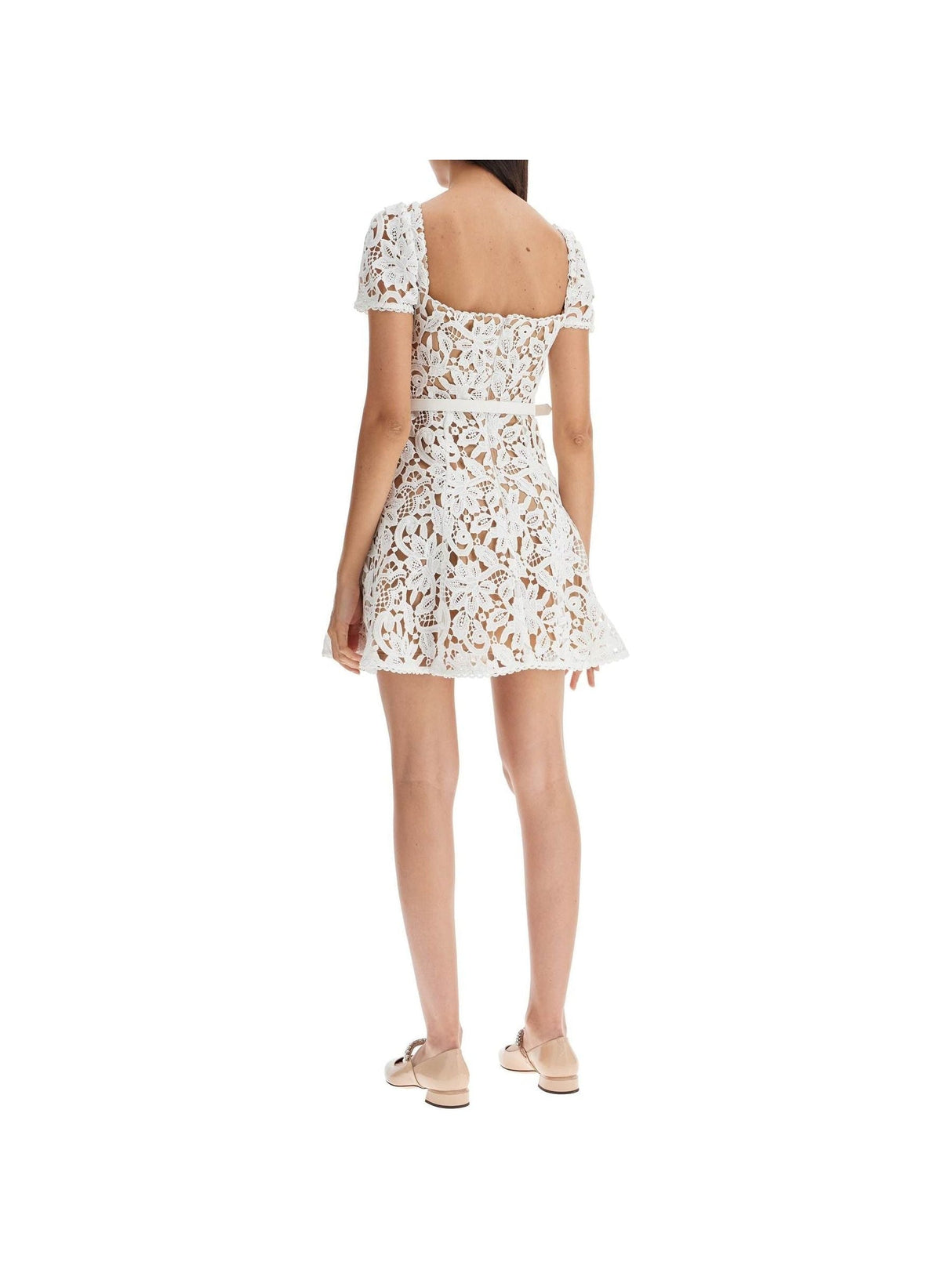 Floral Lace Mini Dress - Women > Clothing > Dresses > Mini