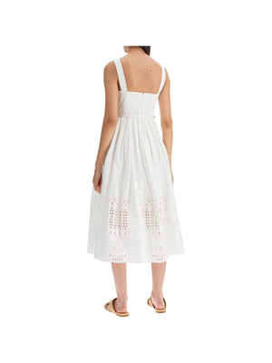 Sangallo Lace Midi Dress