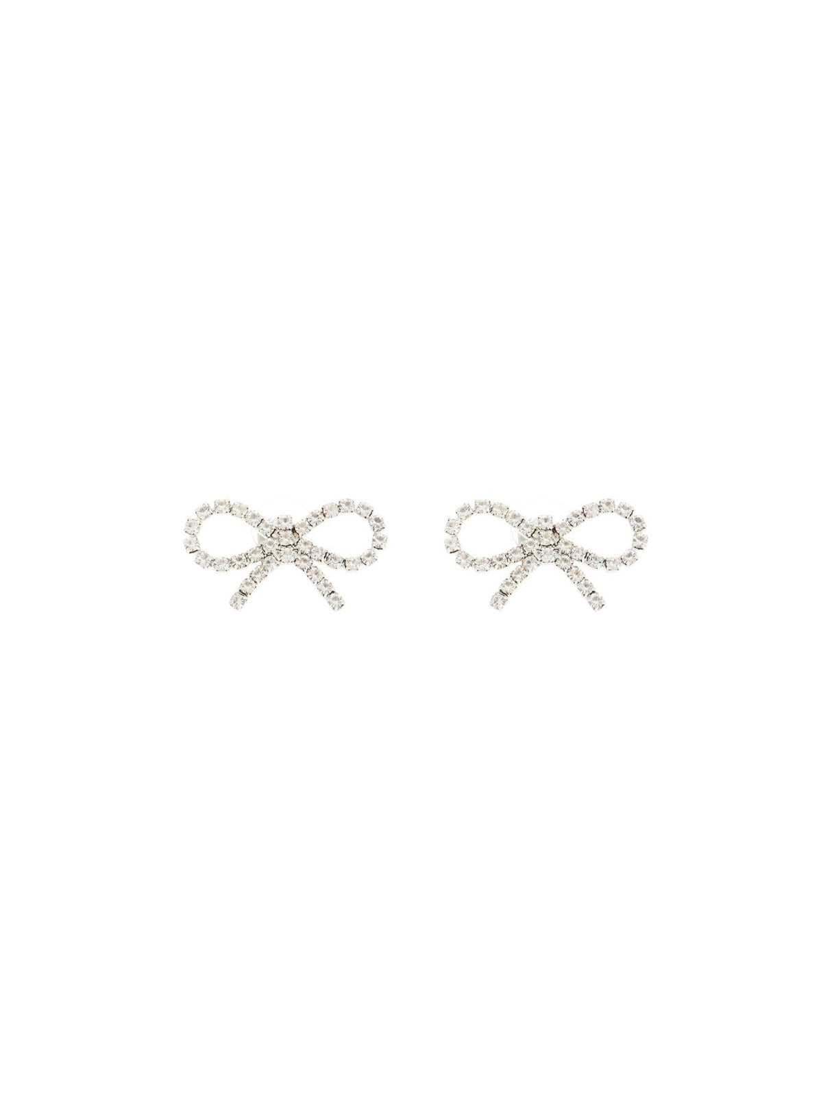 Mini Bow Crystal Earrings