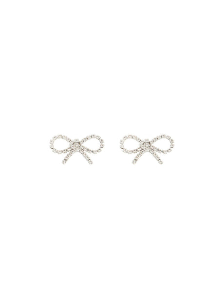 Mini Bow Crystal Earrings