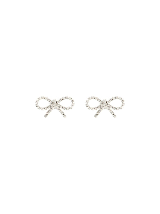 Mini Bow Crystal Earrings