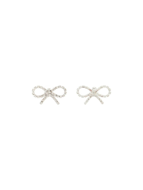 Mini Bow Crystal Earrings