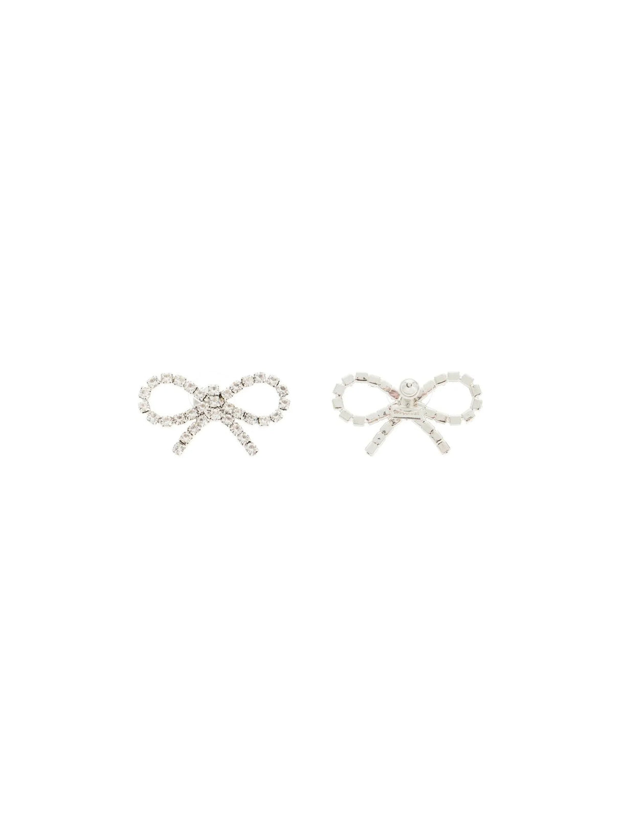 Mini Bow Crystal Earrings