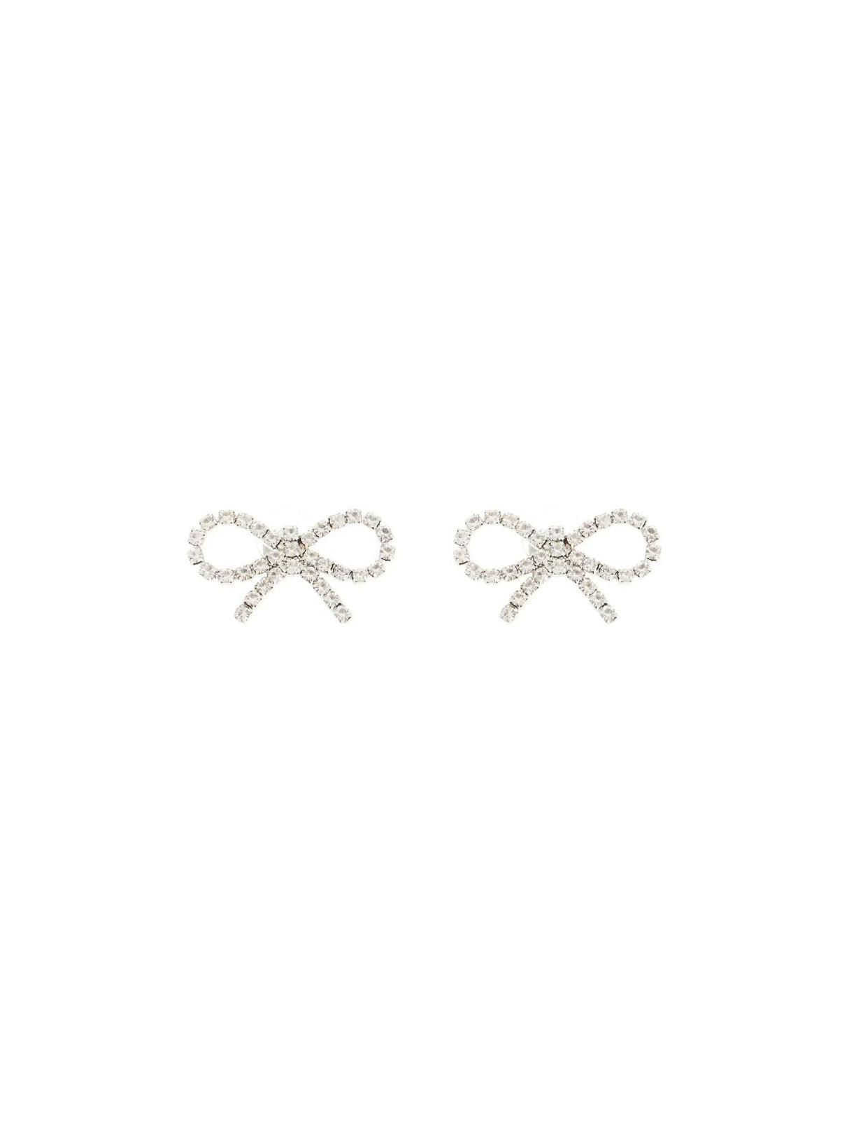 Mini Bow Crystal Earrings