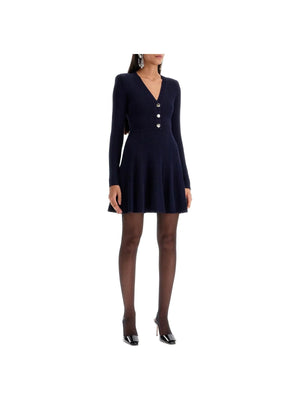 Pointelle Knit Mini Dress - Women > Clothing > Dresses > Mini