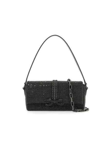 Rhinestone Chainmail Baguette Bag.