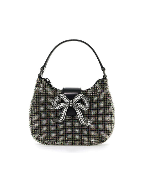 Rhinestone Chainmail Crescent Bag.