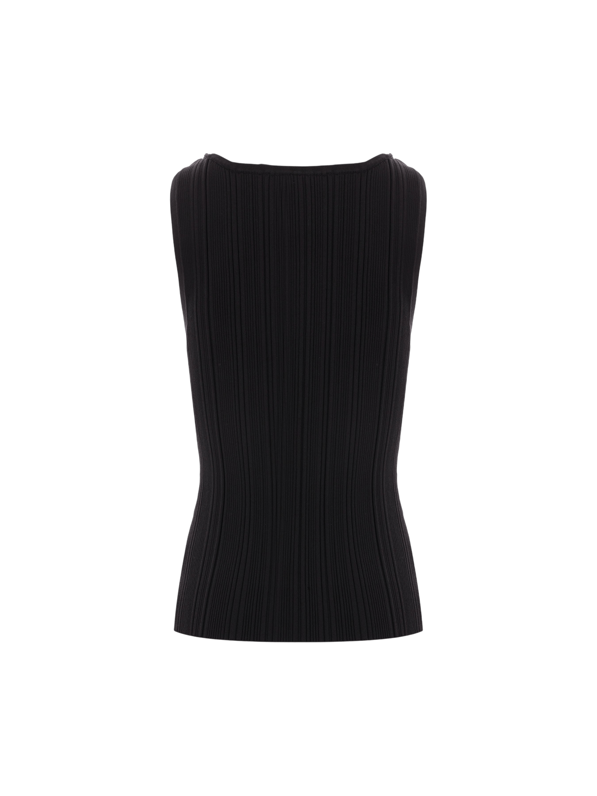 Ribbed Knit Sleeveless Top-SELF-PORTRAIT-JOHN JULIA