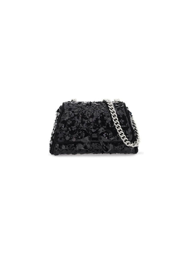 Sequined Bow Mini Shoulder Bag SELF PORTRAIT JOHN JULIA.