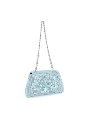 Sequined Bow Mini Shoulder Bag SELF PORTRAIT JOHN JULIA.