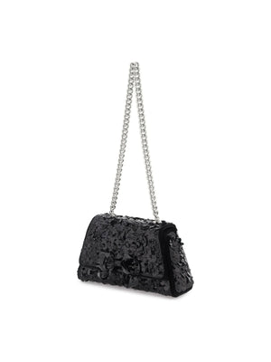 Sequined Bow Mini Shoulder Bag SELF PORTRAIT JOHN JULIA.